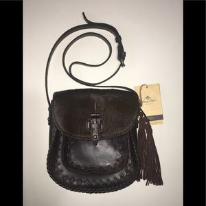 NWT Patricia Nash Crossbody Purse Brown Leather